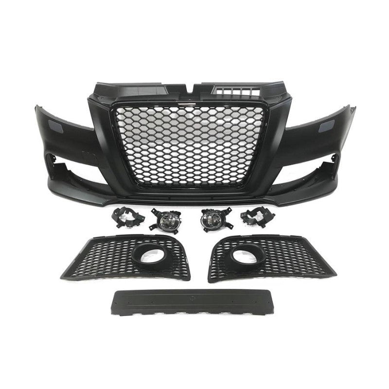 Audi A3 8P RS3 Style Front Bumper 2009-2012 Complete ABS Bumper with Grille & Fog Lights