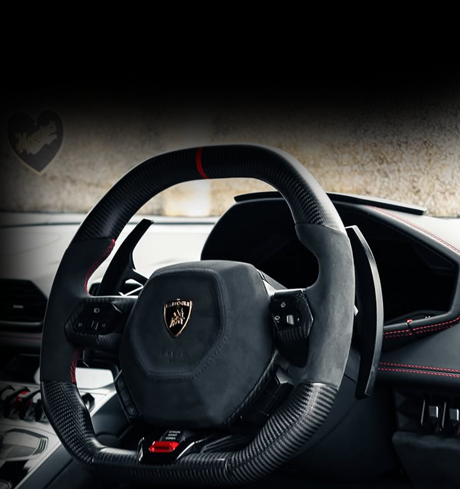 Vehicle interior before upgrade